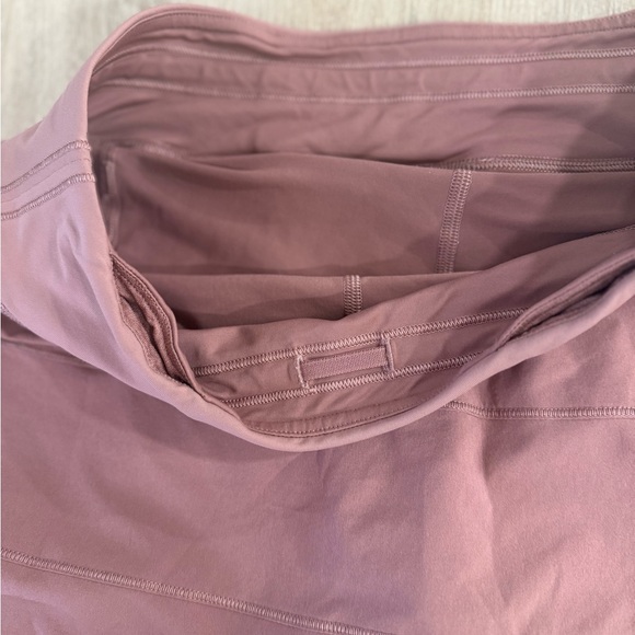 Lululemon Pace Rival Mid-Rise Skirt Size 6 Pockets Pink Taupe, Run Golf Tennis - Picture 5 of 15